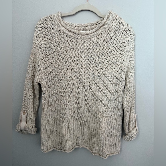 Anthropologie Speckled Knit Sweater - Picture 1 of 9